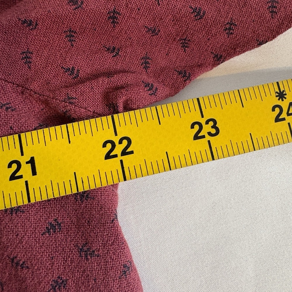 STUDIO CLIP JAPAN Red Linen Blend Dress One Size/XXL Lagenlook Natural Casual - Picture 12 of 12